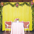 DUOBAO Sequin Curtains 2 Panels 2FTx7FT Shower Curtain Payette Sequin Backdrop Wedding Decor Sequin Curtain Backdrop Sequin Photo Backdrop Party Supplies (2FTx7FT, Yellow)
