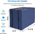 Qualward Window Air Conditioner Covers for Outside Units Dust-Proof Waterproof Window AC Outdoor Cover for Winter (27.5" W x 19" H x 23" D)