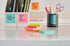 Post-it Note Dispenser, 3x3 in, Vertical, Black with Grey (ABS-330-B)