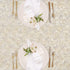 Rosette Tablecloth 50x102 Inches Satin Raised Rosettes Ivory Rectangle 3D Floral Tablecloth for Baby Shower Wedding Party Event Decoration