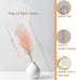 Artificial Faux Pampas Grass Large, 47"/120cm Bundle of 3 Fake Artificial Pampas Grass Decor Tall Fluffy Stems, Floor Vase Filler for Living Room Kitchen Decor Boho Decor Wedding - Champagne