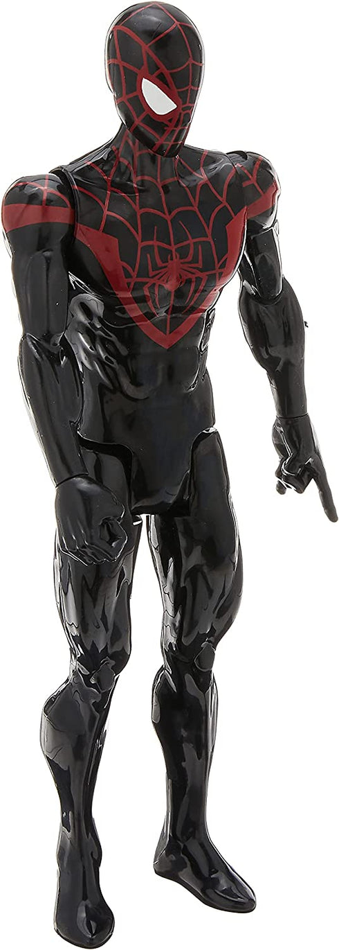 Spider-Man Marvel Titan Hero Series Mile Morales 12"-Scale Super Hero Action Figure Toy Great Kids for Ages 4 & Up