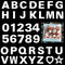 8inch Alphabet Cake Stencils Letter Stencil A-Z 26Pcs,0-9 Number Cake Templates 10Pcs with a Heart Mold, Five-Pointed Star for Birthday Wedding Anniversary?38pcs? (8in)