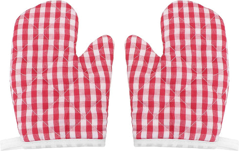 Cabilock Kids Oven Mitts for Children Play Kitchen Heat Resistant Kitchen Mitts for Kids Toddler (2pcs)