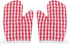 Cabilock Kids Oven Mitts for Children Play Kitchen Heat Resistant Kitchen Mitts for Kids Toddler (2pcs)