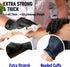 Synthetic Nitrile Black Disposable Gloves Large -100 PK No Latex Medical Gloves