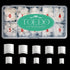 Short Nail Tips - TOEDO 1000PCS French Short Style Nail Tip Natural Acrylic Nail Tips 10 Sizes False Nails for Nail Art Salon