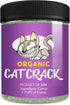 Cat Crack Organic Catnip, Premium Safe Nip Blend, Infused with Maximum Potency Your Kitty Will be Sure to Go Crazy for (1 Cup)