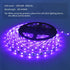 33ft LED Black Light Strip Kit, 600 Units, 385nm-400nm, 12V Flexible Blacklight Fixtures, 10M LED Ribbon, Non-Waterproof for Indoor, Birthday, Wedding, Dark Party