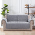 OstepDecor Sofa Armrest Covers, Backrest Covers, Quilted Sectional Couch Covers, Velvet Sofa Cover for Dogs Cats Pet Love Seat Leather L Shaped, Gray 36 x 36 Inches