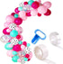 128 Pieces Surprise Party Balloons Garland Arch Kit Decorations Supplies - 12" 5" Rose Red Pink Blue White Polka Dots Latex Balloon Confetti Balloons for Kids Baby Shower Girls Boys LOL Birthday Party