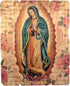 Laser Cut Wood Our Lady of Guadalupe Icon Wall Plaque, 9 1/4 Inch