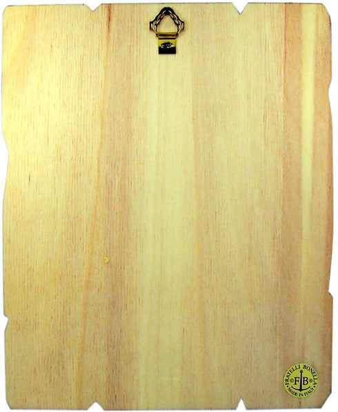 Laser Cut Wood Our Lady of Guadalupe Icon Wall Plaque, 9 1/4 Inch