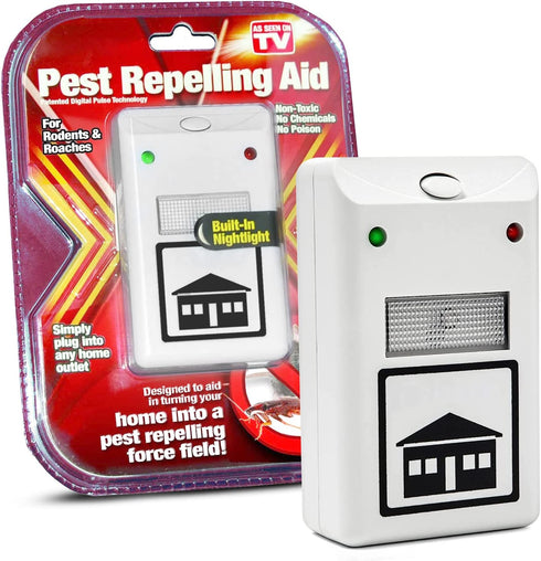 RIDDEX Plus Insect Repellent | Plug in, Mouse Deterrent - Pest Control for Defense Against Rats, Mice, Roaches, Bugs and Insects | Control Pests with No Chemicals or Poison | White