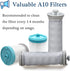 LhhTing Replacement Filter Kit Compatible with Tineco A10 Hero/Master, A11 Hero/Master Vacuum, 2 Pack Pre Filters with 2 Pack Vacuum Filter