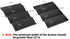 QIZENME Spice Rack, Spice Drawer Organizer for Kitchen Drawer Cabinets- Adjustable 4 Slanted Tier Spice Storage Organizer Insert for Drawer Kitchen, Expands 12"to 24", Black