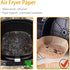 Air Fryer Disposable Paper Liner ,100PCS Non-Stick Air Fryer Paper Liners,Baking Paper Food Grade Parchment Oil-Proof Water-Proof Steamer Oil Paper for Roasting Microwave (B Natural 100PCS & 6.3Inch)