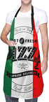 EZYES Pizza Apron, Cat & Pizza Kitchen Aprons with Pocket & Adjustable Neck for Chef Cooking Gardening Home Adult Size