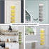 3Pcs Over The Door Hanging Storage Bag, MOTASOM Waterproof Wall Closet Organizer with 5 Pockets, Linen Fabric Wall Hanging Mounted Organizer Pocket for Room Bathroom Bedroom Kitchen