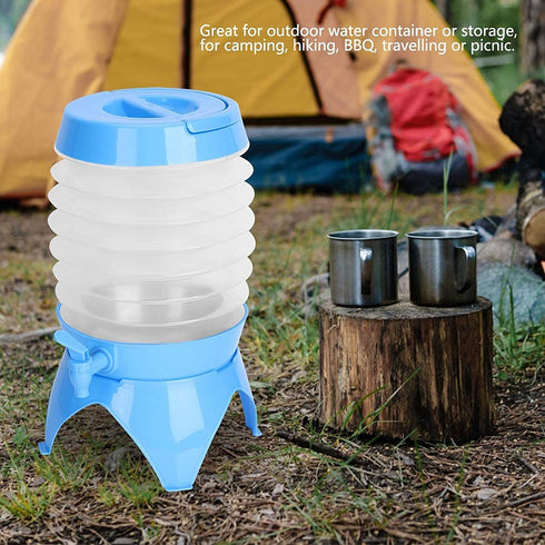 Fippkargo 2 Gallon (7.5L) Drink Dispenser, Juice Beverage Dispenser with Spigot for Outdoor Party (Blue)