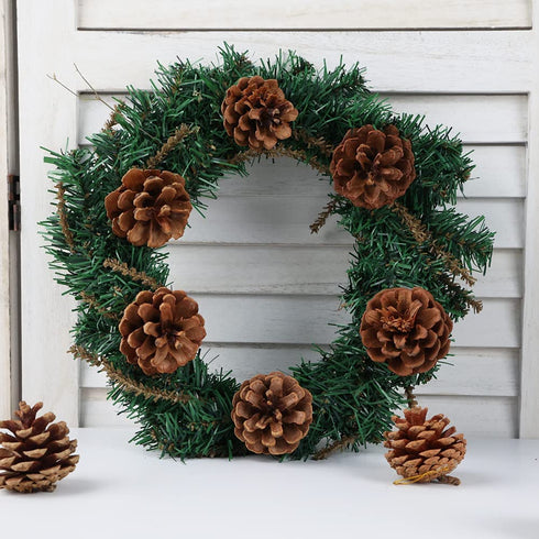 JOHOUSE 24PCS PineCones, Natural PineCones Package, PineCones Ornaments for Christmas Autumn and Winter Crafts Decorating, 1.9-2.5inches