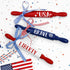 July 4th Patriotic Mini Rolling Pins Independence Day Decoration USA Brave Liberty Farmhouse Decorations Veterans Day Tiered Tray Decor Set of 3