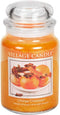 Village Candle Orange Cinnamon Large Glass Apothecary Jar Scented Candle, 21.25 oz, 21 Ounce