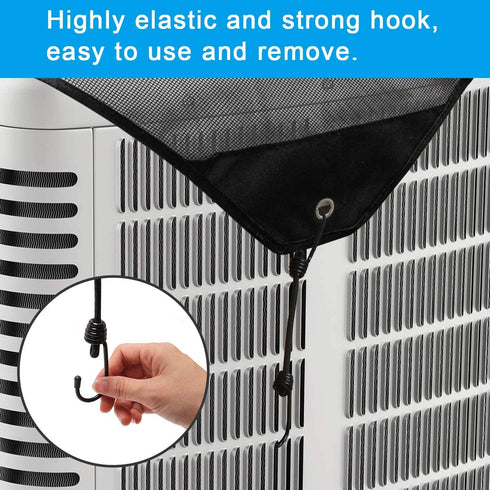 Luxiv Central Air Conditioner Leaf Guard, Mesh All Seasons Air Conditioner Top Leaf Cover Summer AC Outside Units Covers Leaf Guard AC Unit Cover (36 x 36in)