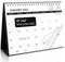 SKYDUE Desk Calendar 2022, Calendar 2022 Small 10" x 8.6", from Now to Dec 2022 Standing Flip Black Desk Calendar with To-Do list Suit for Office, School