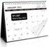 SKYDUE Desk Calendar 2022, Calendar 2022 Small 10" x 8.6", from Now to Dec 2022 Standing Flip Black Desk Calendar with To-Do list Suit for Office, School