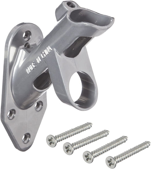 Evergreen Flag Two-Position Aluminum Silver Flag Pole Bracket