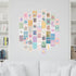 Artivo Danish Pastel Wall Collage Kit for Aesthetic Pictures, Danish Pastel Room Decor, Teen Wall Decor, Girls Room Decor, Pastel Aesthetic Collage Kit