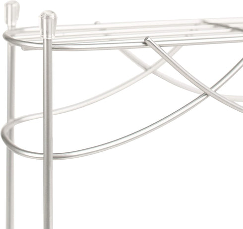 Freestanding Countertop or Wall Mount 3-Tier Spice Rack Organizer for Storing Bottles of Spices, Sauce, Dressing, Condiments, Vitamins & More, Great for Kitchen, Cupboards, Cabinet, Pantry, Silver