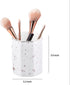 Ceramic Pen Holder StandDurable Ceramic Pencil Cup Decor Organizer to Hold Makeup Brushes, Eyebrow Pencils,Combs, Pens,Pencils and so on. Phnom Penh Modern Storage Ideal Gift for Office Home (White)