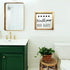 Five Stars Would Poop Here Again Sign - Funny Farmhouse Decor Sign, Cute Guest Bathroom Decor Wall Art, Rustic Home Decor, Modern Farmhouse Sign for Bathroom Wall with Funny Quotes 12*12 Inch