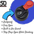 50 Strong BPA-free Reusable Water Bottle with Time Marker, 30 Ounces (Heiffen Water)