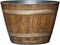 Classic Home and Garden 74 Whiskey Barrel, 9", Distressed Oak