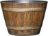Classic Home and Garden 74 Whiskey Barrel, 9", Distressed Oak