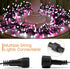 Quntis Christmas Firecracker Fairy String Lights, 13FT 400 LEDs Outdoor Indoor Valentines Cluster Twinkle Lights - Linkable Xmas Decor Lights 8 Modes for Wedding Party Window Yard Tree, Pink White