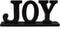 Wood Joy Sign Tabletop Joy Letters Sign Freestanding Wooden Cutout Word Decor Decorative Mantel Signs for Home Decor (Black(Joy))