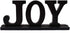 Wood Joy Sign Tabletop Joy Letters Sign Freestanding Wooden Cutout Word Decor Decorative Mantel Signs for Home Decor (Black(Joy))