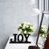 Wood Joy Sign Tabletop Joy Letters Sign Freestanding Wooden Cutout Word Decor Decorative Mantel Signs for Home Decor (Black(Joy))
