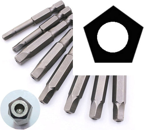 Daman 10pc Penta Plus 5 sided Security Screwdriver Bit Set