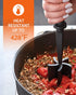 2 Pack Meat Chopper, Ground Beef Chopper, Heat Resistant Meat Chopper for Ground Beef, Hamburger Meat, Turkey and More, Nylon Hamburger Chopper and Non-Stick Meat Masher, Mix and Chop Kitchen Tool