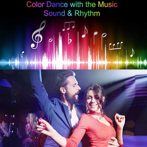 Hedynshine 33 Ft LED Strip Lights,Non-Waterproof 300pcs RGB Rope Lights, Sync to Music, 24 Key Remote Control and Compatible with Alexa/Google Home,WiFi LED Lights Strip