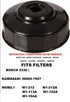 OIL FILTER WRENCH | Motorcycle / Powersports / car | Fit: Filters BOSCH 3330 Filter | Fits KAWASAKI 49065-7007 Filter | Fits: MOBIL 1 M1-212 , M1-212A , M1-113A , M1-102A , M1-104A Oil Filters