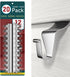 Vinyl Siding Hooks (20 Pack), Heavy Duty Stainless Steel Vinyl Siding Hangers, Low Profile No Hole Siding Clips for Hanging Lights Wreath Decorations Outdoor
