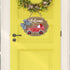 Winder Truck Welcome Sign for Front Door Red Truck Decor with 6-PC Interchangeable Seasonal Icons Farmhouse Wooden Wall Hanging for Birthday Halloween Christmas Holiday Hanger Decorations(Natural Red Truck)