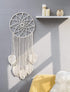 Mkono Macrame Dream Catcher Large Boho Wall Hanging Decor Woven Feather Handmade Dreamcatcher Tassels Decoration Bedroom Dorm Nursery Chic Ornament Craft, 36 x 13 inches