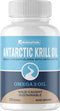 NativePath: Antarctic Krill Oil - Wild-Caught Krill Omega-3 Fatty Acids with EPA and DHA - 30-Day Supply - Supports Your Joint, Heart, Brain and Immunity - Pure Formula, No Fishy Taste